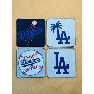 DODGERS HIGH QUALITY COASTER SET (PACK OF 4 PER ORDER)